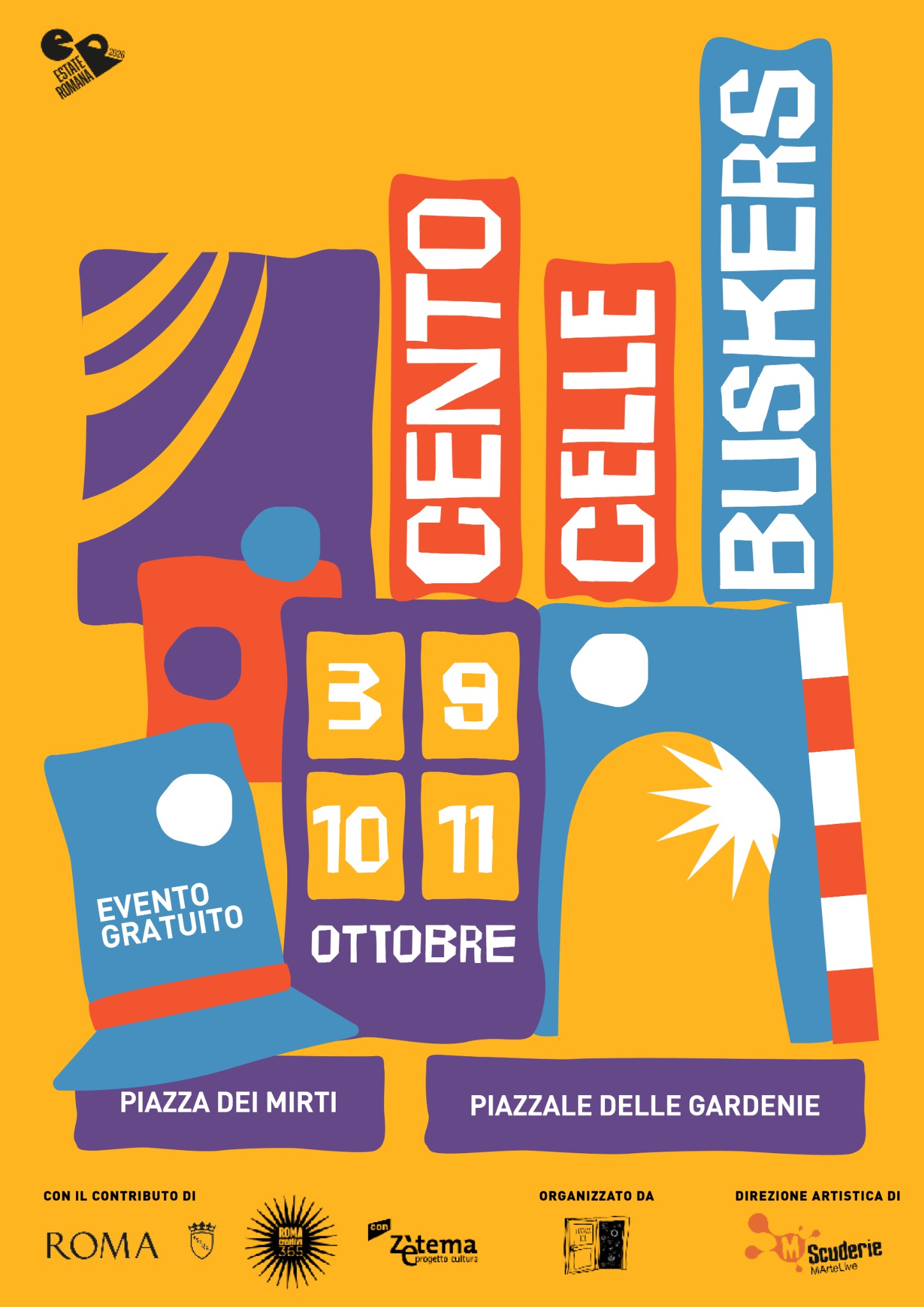 Locandina ufficiale Centocelle Buskers 2026