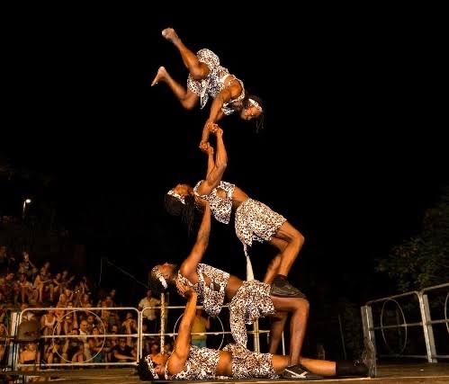 Afro Jungle Jeegs Acrobats